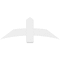 Ekena Millwork Bellingham Architectural Grade PVC Gable Bracket, 48"W x 18"H x 2"D x 6"F, 9/12 Pitch GBP048X18X0206BEL00 - alternate 3